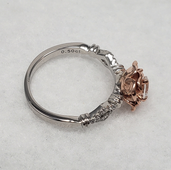 HOST PICK🌹Sterling & 18k 0.5ct Natural Topaz Ring - Picture 6 of 8